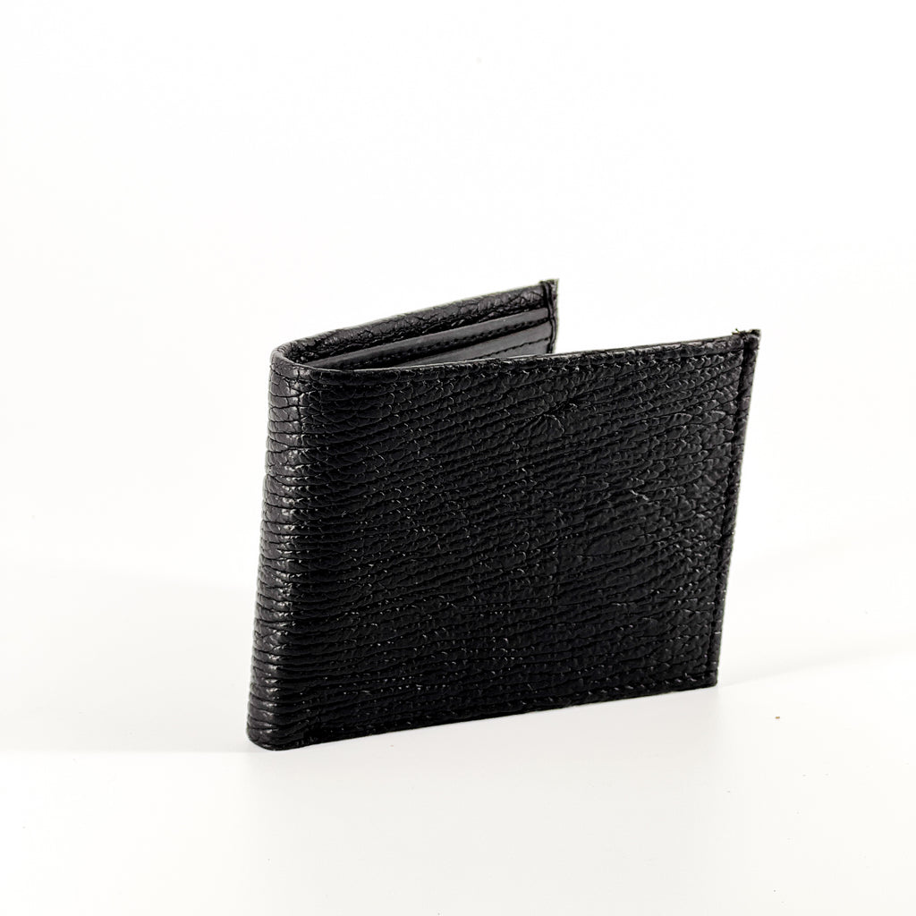 Cartera noir piel de tiburón