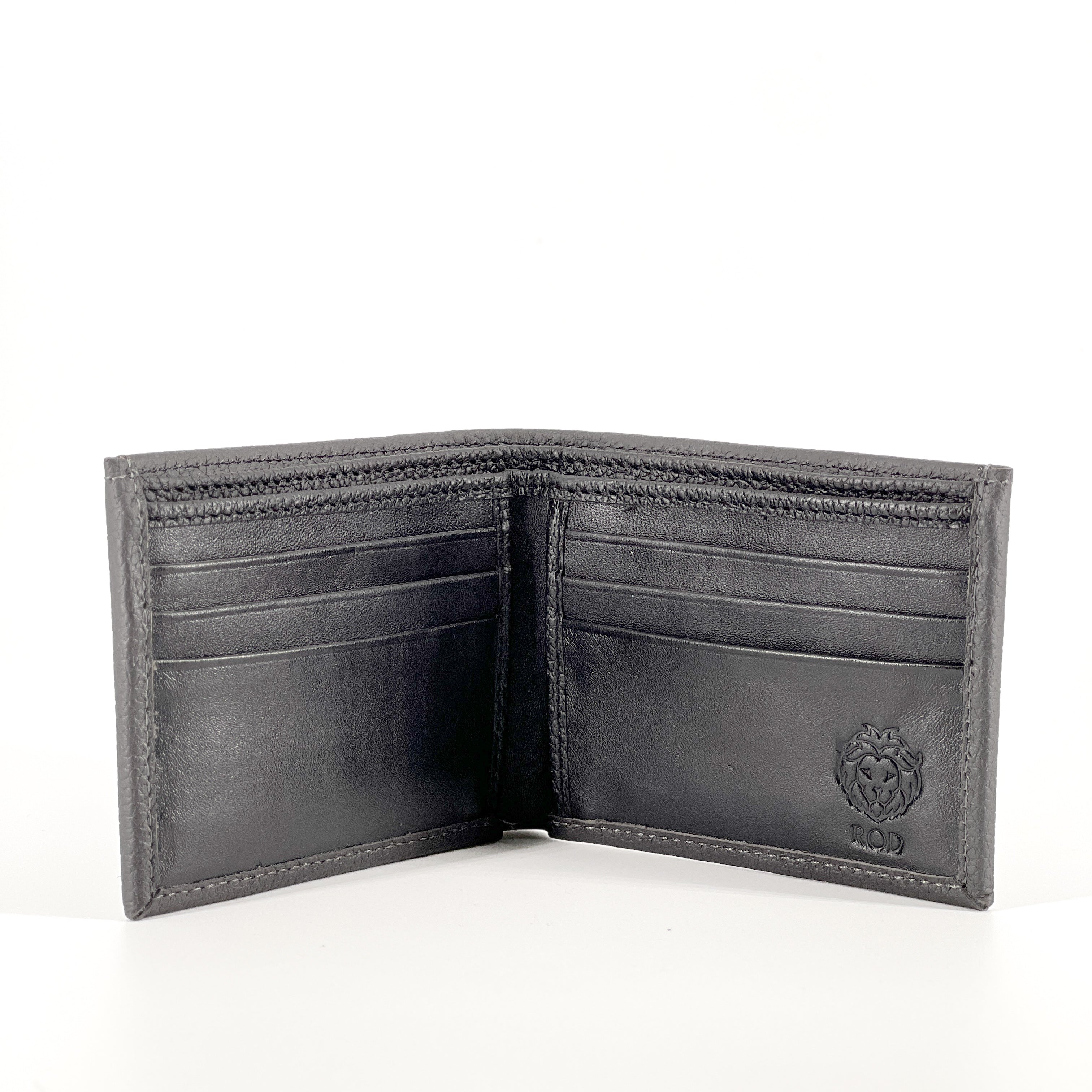 Cartera noir gris Oxford